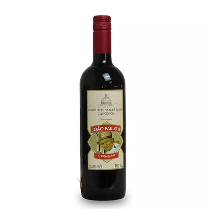 Vinho Rosê Canônico Papa João Paulo II - 750ml 