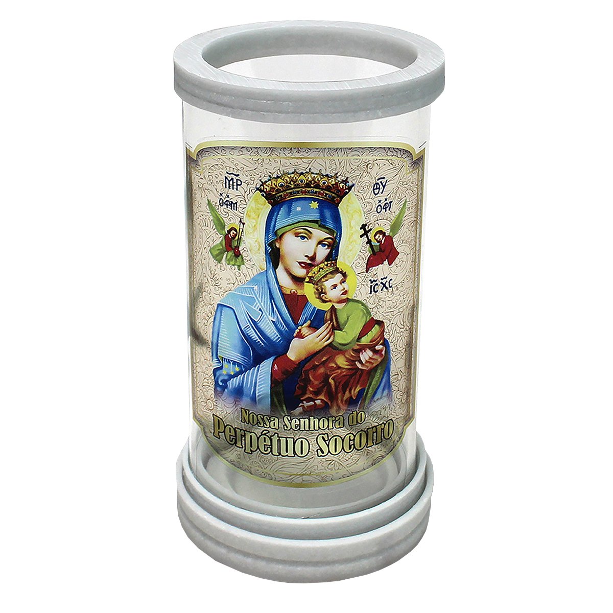 Porta Vela Vidro e Mármore Nossa Senhora do Perpétuo Socorro 