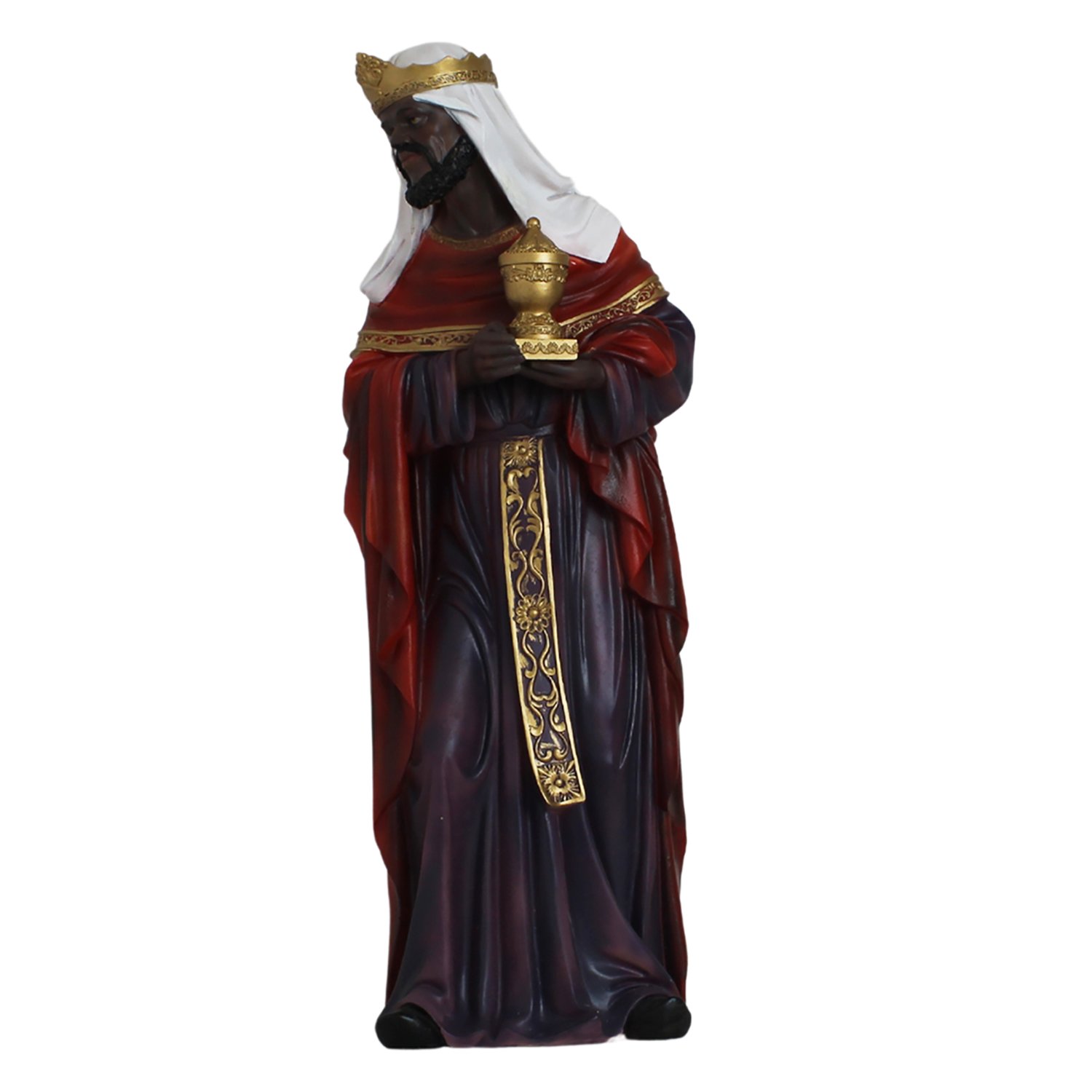 Presépio Importado de Resina Color Tradicional 12 Peças - 60 cm