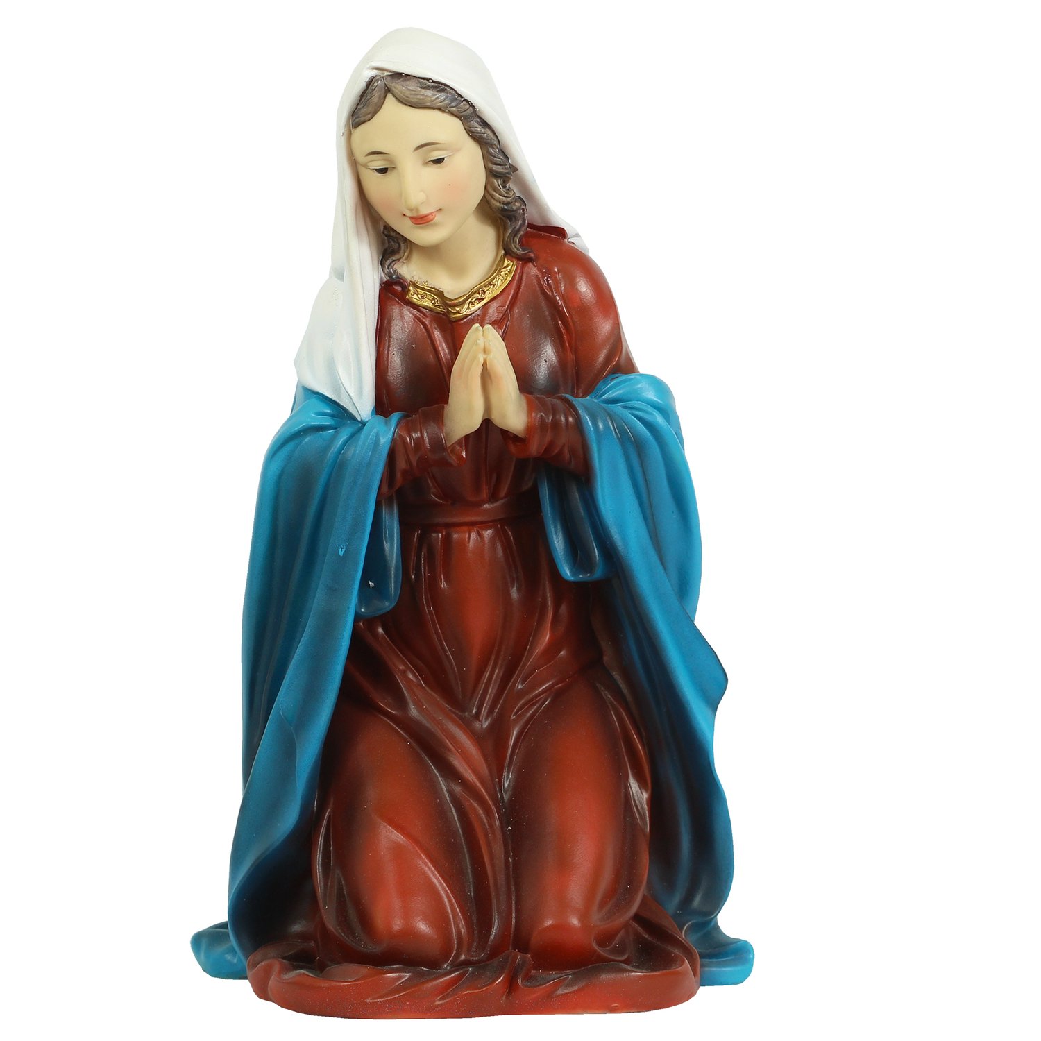 Presépio Importado de Resina Sagrada Família Colors 3 Peças - 45 cm