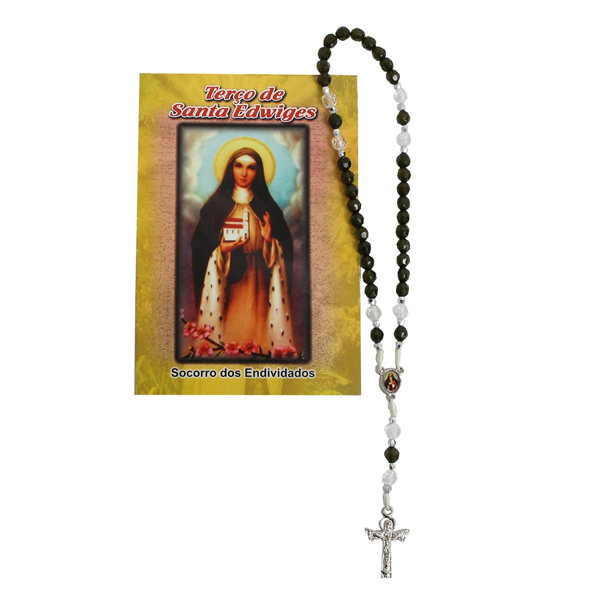 Terço Coroa Oração de Santa Edwiges Cor Sortida
