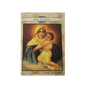 100 unid - Folheto Oração Nossa Senhora Mãe Rainha