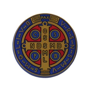 12 unid - Imã São Bento Emborrachado