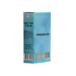24 unid - Vela 9 dias de Oração Personalizado