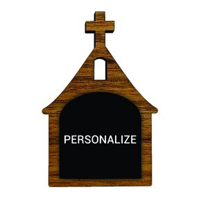 50 Unid - Imã Capelinha Personalizado 6x4 cm