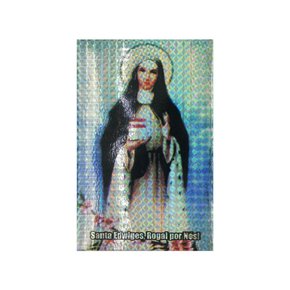 Adesivo Quadrado Santa Edwiges 14 cm x 9,5 cm