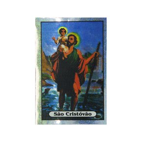 Adesivo São Cristovão Dupla Face 7 x 5 cm