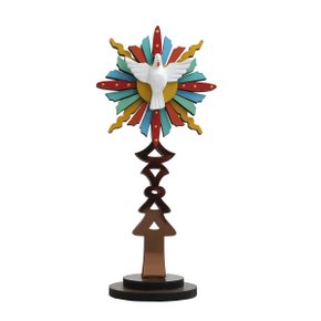 Adorno de Mesa Mdf Divino Espírito Santo Color - 20 Cm