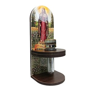 Adorno Porta Água Benta Nossa Senhora das Lágrimas - 20 x 8 cm