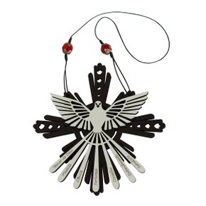 Adorno Divino Espírito Santo Sete Dons 18 x 18 cm