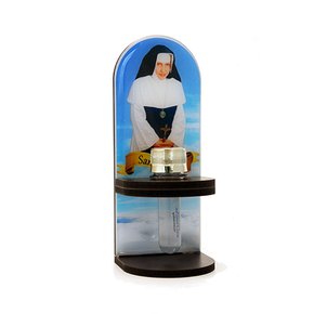 Adorno Porta Água Benta Santa Dulce dos Pobres 20 x 8 cm