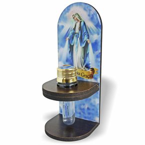 Adorno Porta Água Benta Nossa Senhora das Graças - 20 x 8 cm