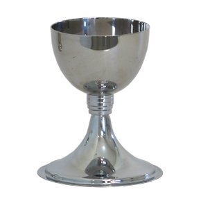 Cálice Metal Cromo - 14 cm x 9,5 cm
