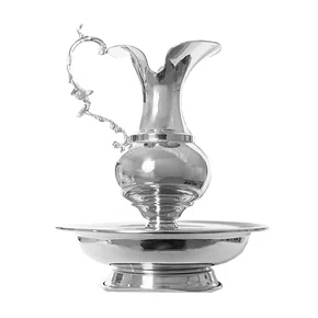 Anfora e Bacia Lisa Prata M