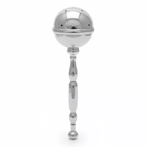 Asperge Estanho Prata - 26 cm x 6,5 cm