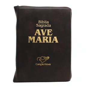 Bíblia Ave Maria Média com Ziper
