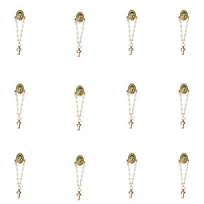 Boton São João Menino Oval Terço Pérola Preço da dúzia