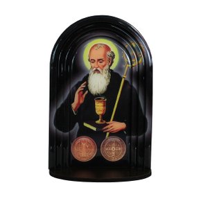 Capela 3d Resinada São Bento - 24 Cm X 16 Cm