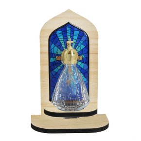 Adorno com Porta Água Benta de Nossa Senhora Aparecida - 30ml