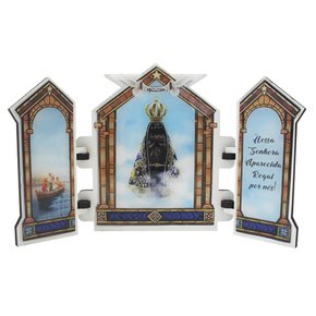 Capela em Mdf Resinado Nossa Senhora Aparecida com Porta Trabalhada