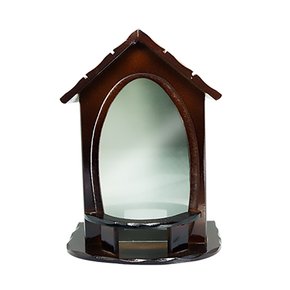 Capela de Madeira e Vidro 18,5cm