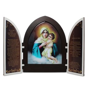 Capela com Portas Resinado Mãe Rainha - 36 Cm X 50 Cm