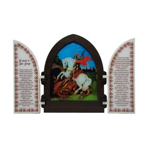 Capela com Portas Resinado São Jorge - 18 Cm X 26 Cm