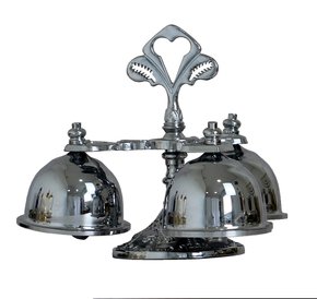 Carrilhão Cromo Total - 14,5 cm x 16 cm