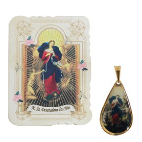 Cartao para Lembranca de Nossa Senhora Desatadora de Nos