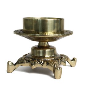 Castiçal  Bronze M 9 x 7.5 cm Vela 5.7 cm