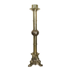 Castiçal Dourado para Círio Pascoal - 103 cm