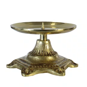 Castiçal Pequeno de Bronze - 7 cm x 12 cm