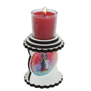 Castiçal Vela Copo Maria Passa na Frente 10 cm