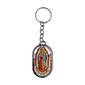 12 Unid - Chaveiro Chapa Nossa Senhora de Guadalupe