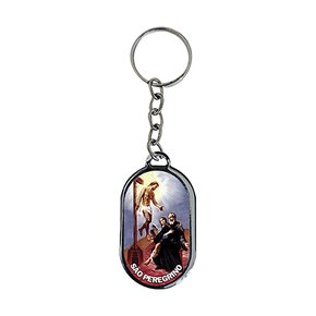 12 Unid - Chaveiro Chapa São Peregrino
