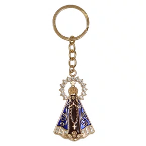 Chaveiro Nossa Senhora Aparecida Corpo Marrom