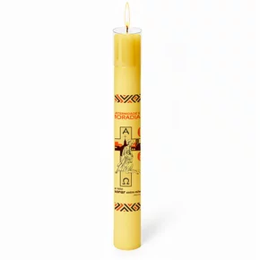 Círio Pascal Adesivado Campanha da Fraternidade 2026 - 75 X 7 cm Amarelo