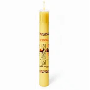 Círio Pascal Adesivado Campanha da Fraternidade 2026 - 90 X 7 cm Amarelo