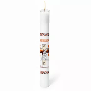 Círio Pascal Adesivado Campanha da Fraternidade 2026 - 90 X 7 cm Branco