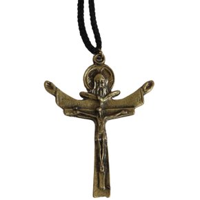 Cordão Crucifixo Trindade Ouro Velho