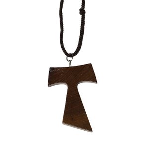 Cordão Tau Madeira Escura GG