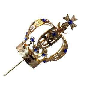 Coroa Dourada para Imagem de Nossa Senhora 2 cm