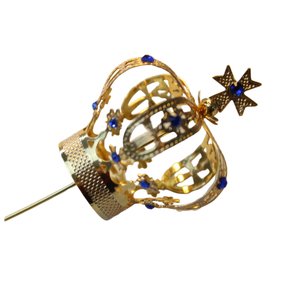 Coroa Dourada para Imagem de Nossa Senhora 5 cm