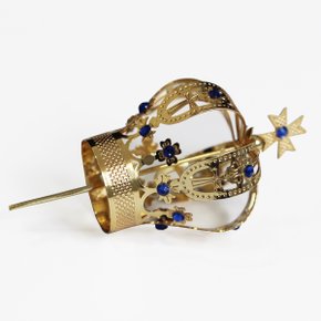 Coroa Dourada para Imagem de Nossa Senhora 6 cm