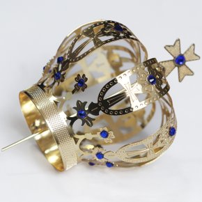Coroa Dourada para Imagem de Nossa Senhora - 7,5 cm