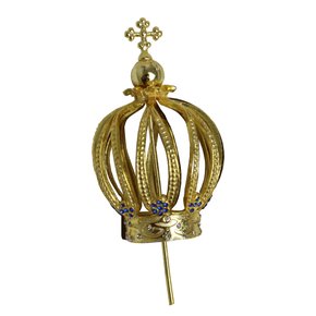 Coroa Folheado Para Imagem de Nossa Senhora - 6,3 cm