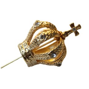 Coroa Fundição Dourada 1,5 cm x 3,5 cm