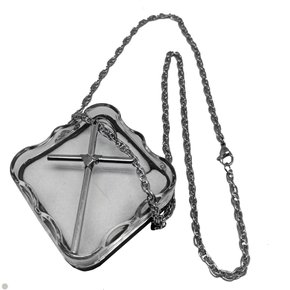 Corrente Inox GG Cruz Palito 4mm