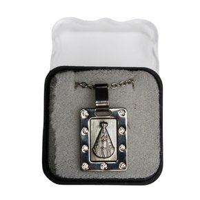Corrente Medalha de Nossa Senhora Aparecida - INOX