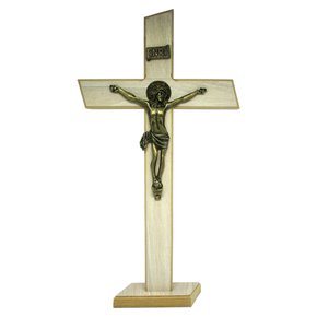 Crucifixo de Parede/Mesa MDF em Tirol 36 cm
